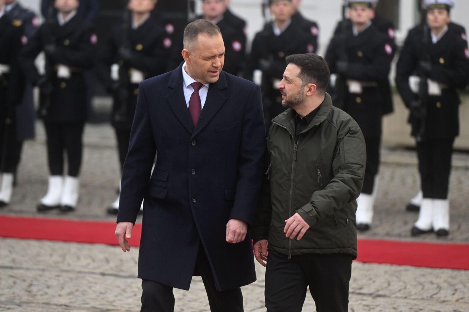 „Ohne die unabhängige Ukraine wird Russland Polen holen“, sagt Selenskyj bei seinem Treffen mit Nawrocki