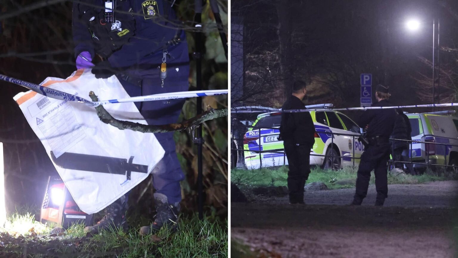 Einzelheiten: Einem jungen Mann wurde im Süden Stockholms die Hand abgehackt