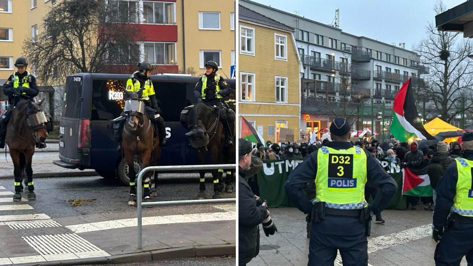 Massiver Polizeieinsatz in Salem – Nazi-Demonstration findet statt | Schweden
