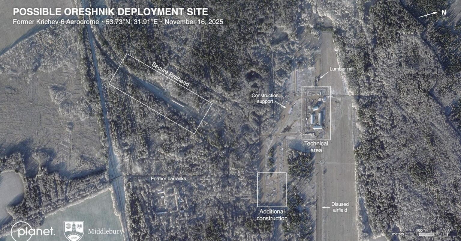 Laut Forschern stationiert Russland wahrscheinlich neue Hyperschallraketen auf einem ehemaligen Luftwaffenstützpunkt in Weißrussland Laut Forschern stationiert Russland wahrscheinlich neue Hyperschallraketen auf einem ehemaligen Luftwaffenstützpunkt in Weißrussland