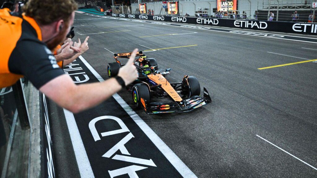 Formel 1 in Abu Dhabi: Norris ist erstmals Formel-1-Weltmeister