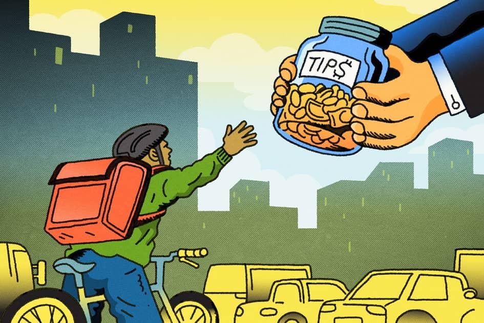 Uber und DoorDash verklagen, um die Regelung zu stoppen, wo der Hinweisbildschirm angezeigt wird