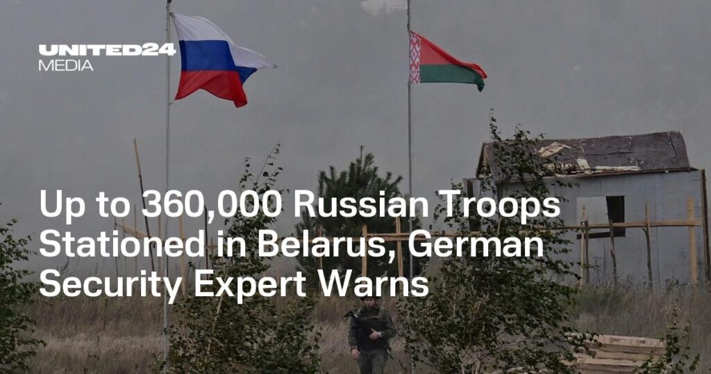 Russland stationiert 360.000 Soldaten in Weißrussland, direkt an der NATO-Grenze