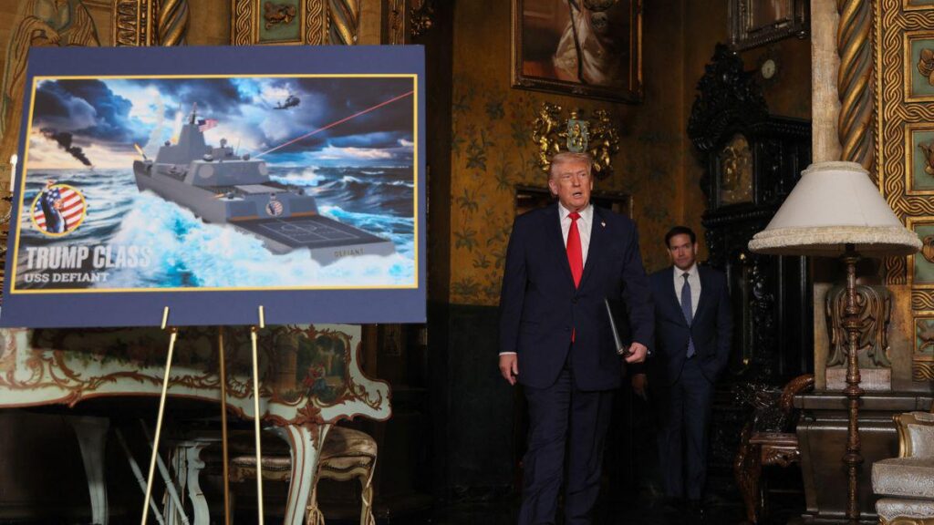Donald Trump ordnet neue Kriegsschiffe an – und benennt sie nach sich selbst