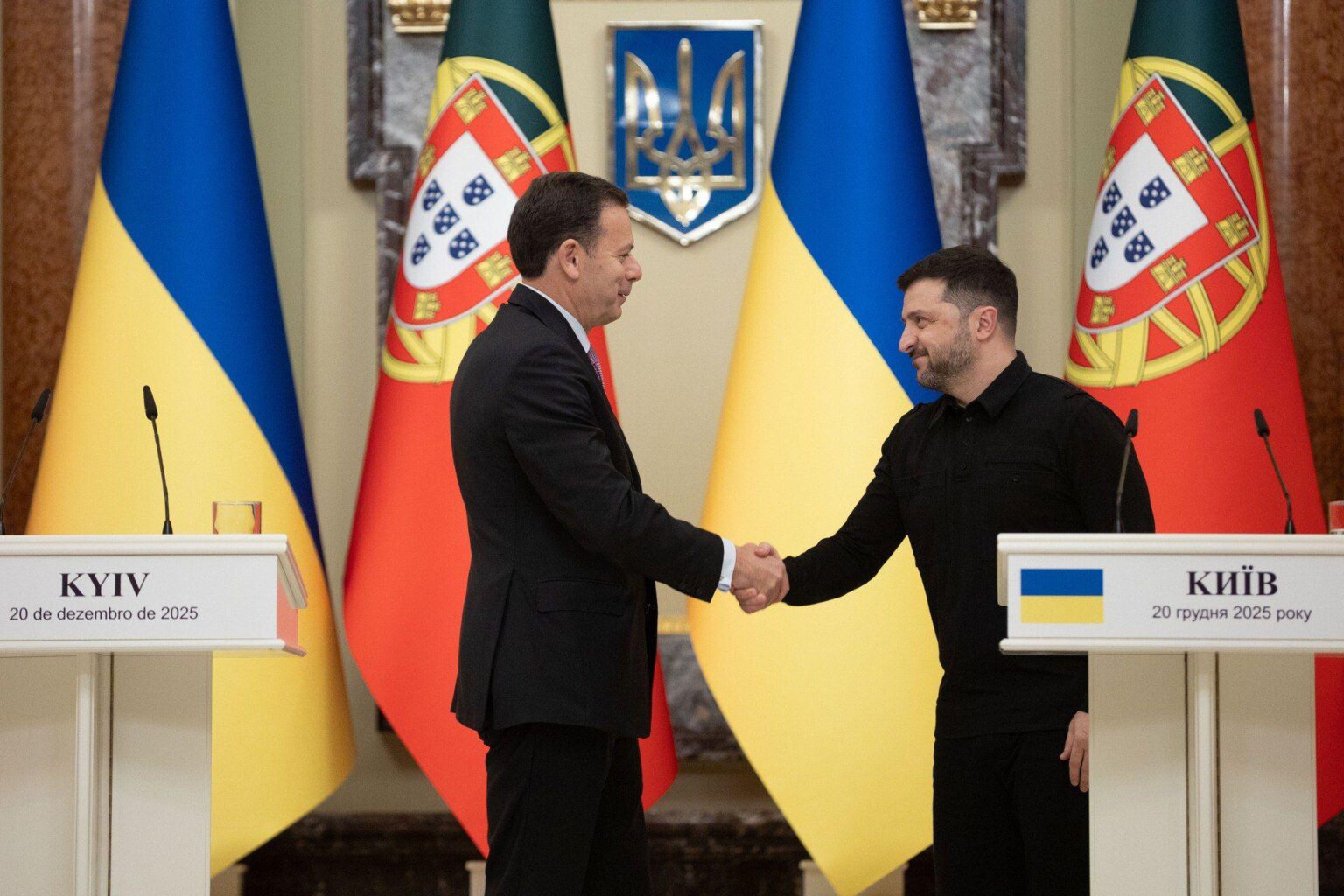 Die Ukraine und Portugal unterzeichnen Partnerschaft zur Produktion von Seedrohnen, sagt Selenskyj