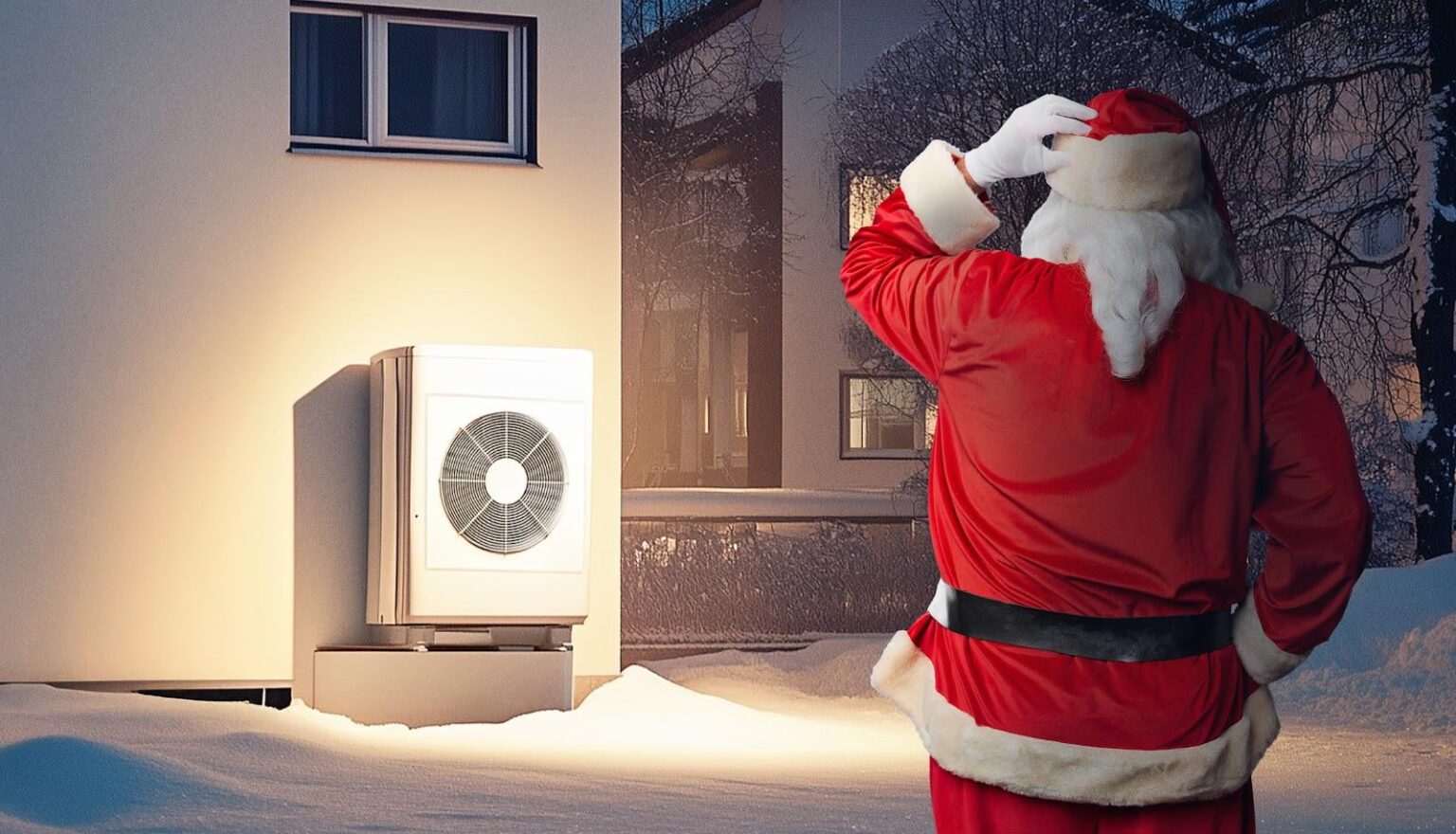 Grünes Klima-Gaga: Weihnachtsmann soll Haus durch Wärmepumpe betreten Grünes Klima-Gaga: Weihnachtsmann soll Haus durch Wärmepumpe betreten