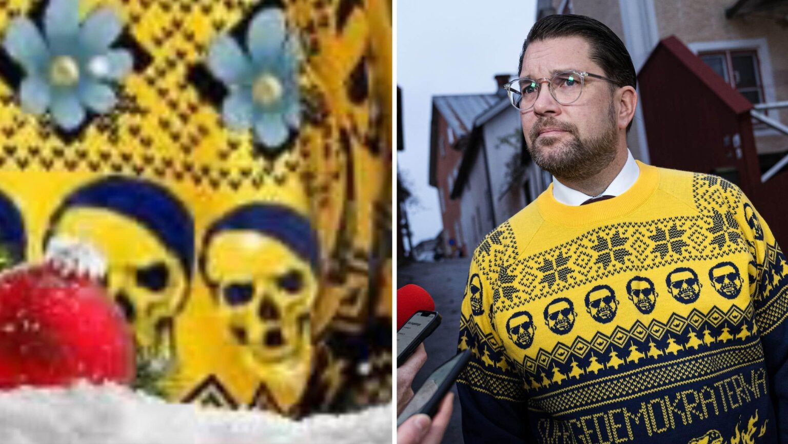SD-Fehlschuss: Bild von Åkesson im Hitlerhemd