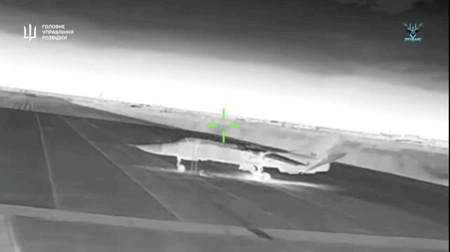 Nach Angaben des Geheimdienstes zerstört die Ukraine einen russischen taktischen Su-24-Bomber auf der besetzten Krim