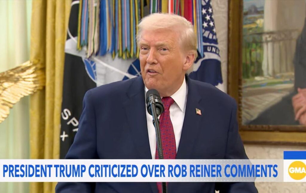 Trumps abscheuliche Kommentare zu Rob Reiner zeigen, wie sehr er sein Amt entwürdigt hat | Jeden Tag sagt und tut Trump Dinge, die den meisten Grundschulkindern eine Suspendierung einbringen würden.