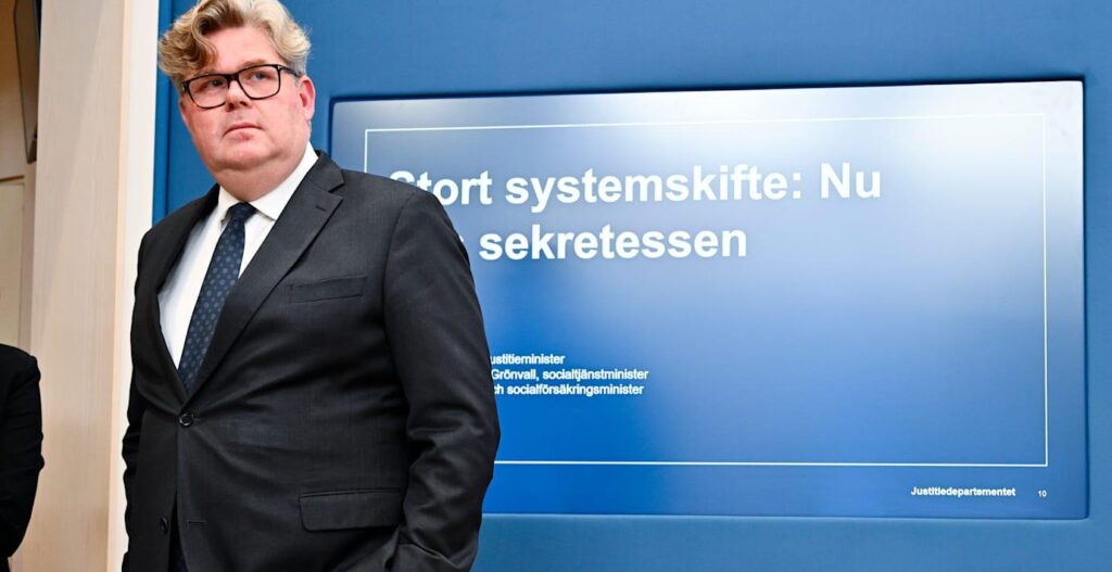 Die Geheimhaltung zwischen den schwedischen Behörden wird heute aufgehoben