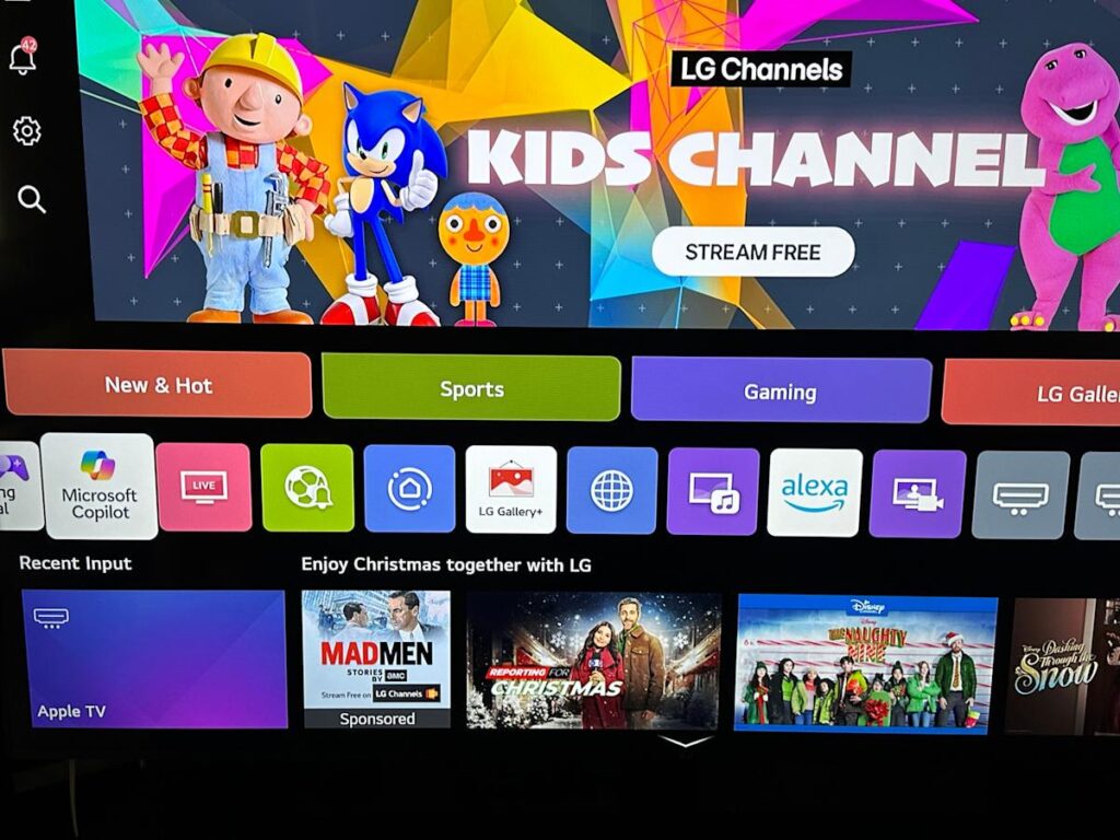 LG ermöglicht Ihnen das Löschen der zuvor nicht entfernbaren Microsoft Copilot-Verknüpfung auf seinen Smart-TVs