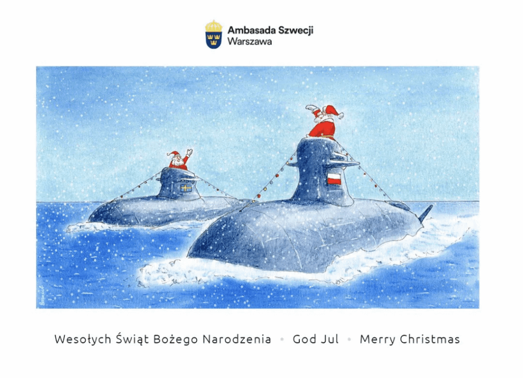Das macht mich warm und flauschig. God Jul und frohe Weihnachten, schwedische Freunde.