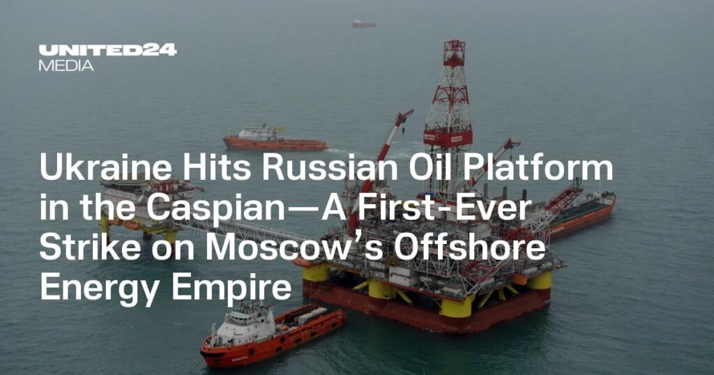 Die Ukraine greift die russische Ölplattform im Kaspischen Meer an – ein erster Angriff auf Moskaus Offshore-Energieimperium Die Ukraine greift die russische Ölplattform im Kaspischen Meer an – ein erster Angriff auf Moskaus Offshore-Energieimperium