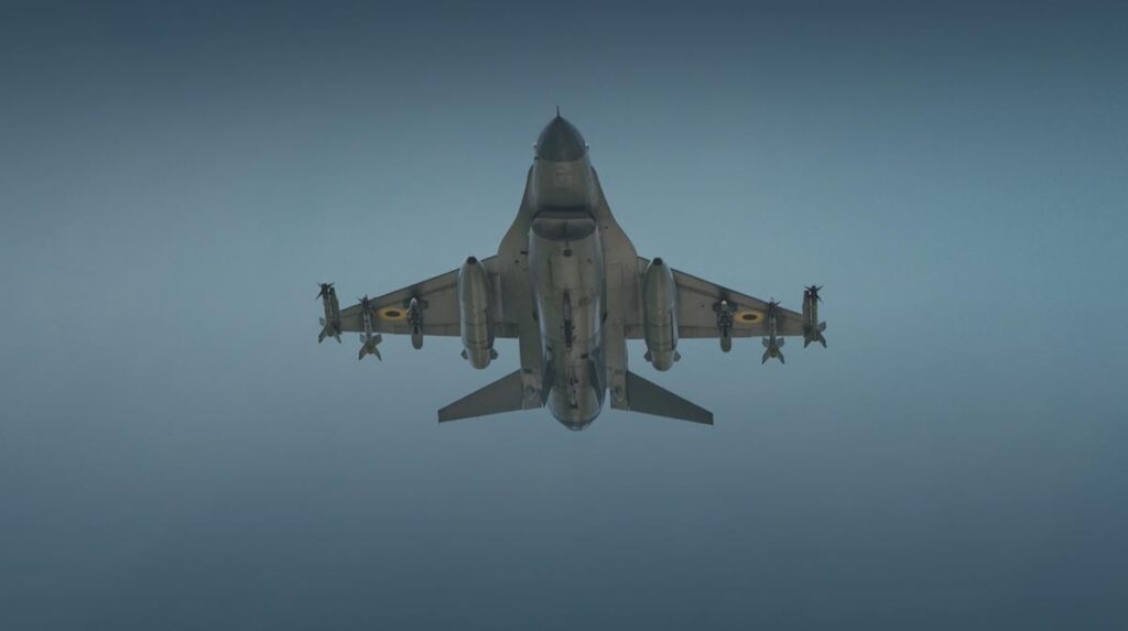 Fast alle russischen Raketen wurden über Nacht von F-16-Piloten abgefangen