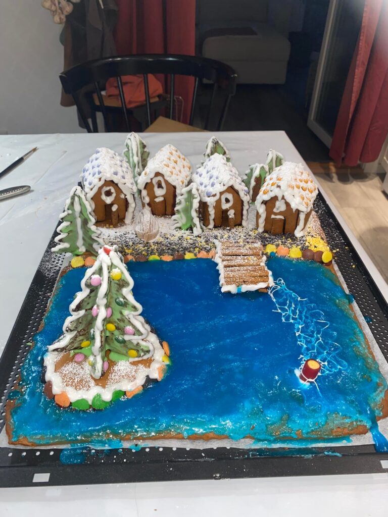 Das diesjährige kleine Lebkuchendorf