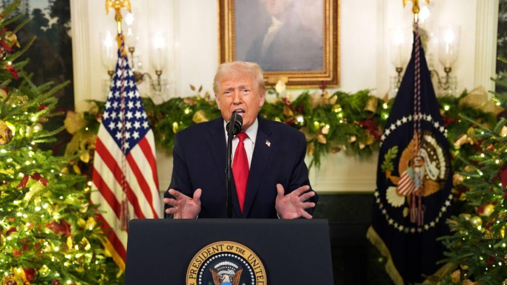 Rede an die Nation: Trump wütet gegen Biden – und stellt sich selbst ein glänzendes Zeugnis aus