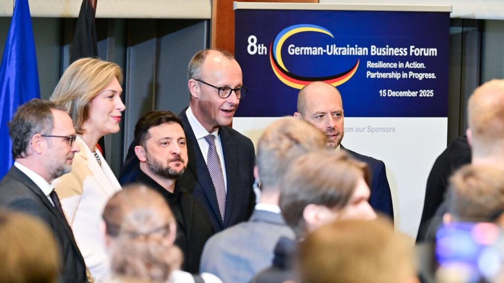 Wirtschaftsforum: Selenskyj lobt Treue der deutschen Wirtschaft zur Ukraine