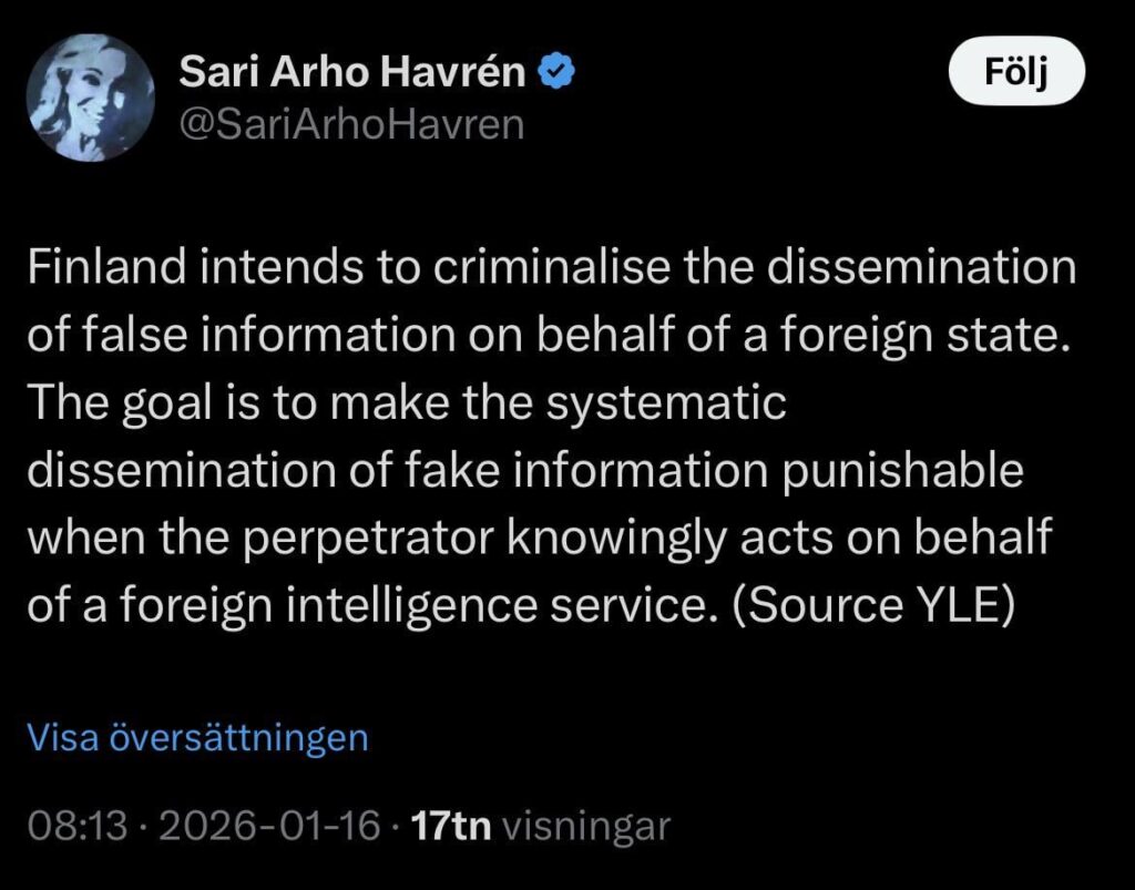 Es ist auch Zeit für Schweden!