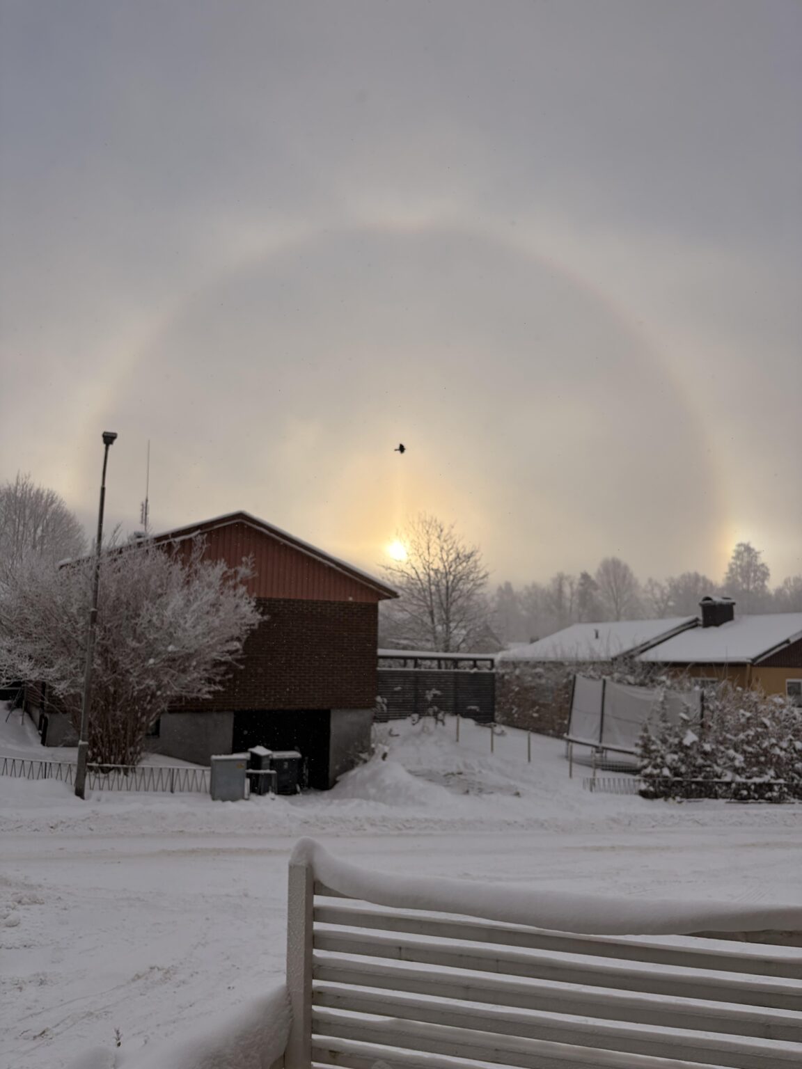 Ein Winterfoto aus Västergötland