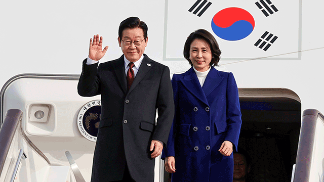 Präs. Lee kommt in Shanghai an