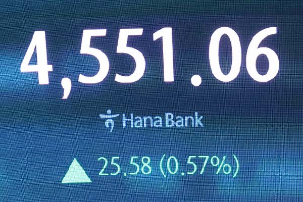 KOSPI stieg am Mittwoch um 0,57 %