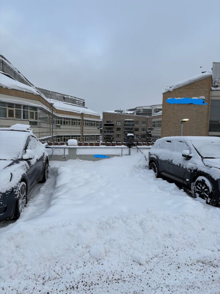 Parkhaus über Stockholm Parken – was tun mit dem Schnee?