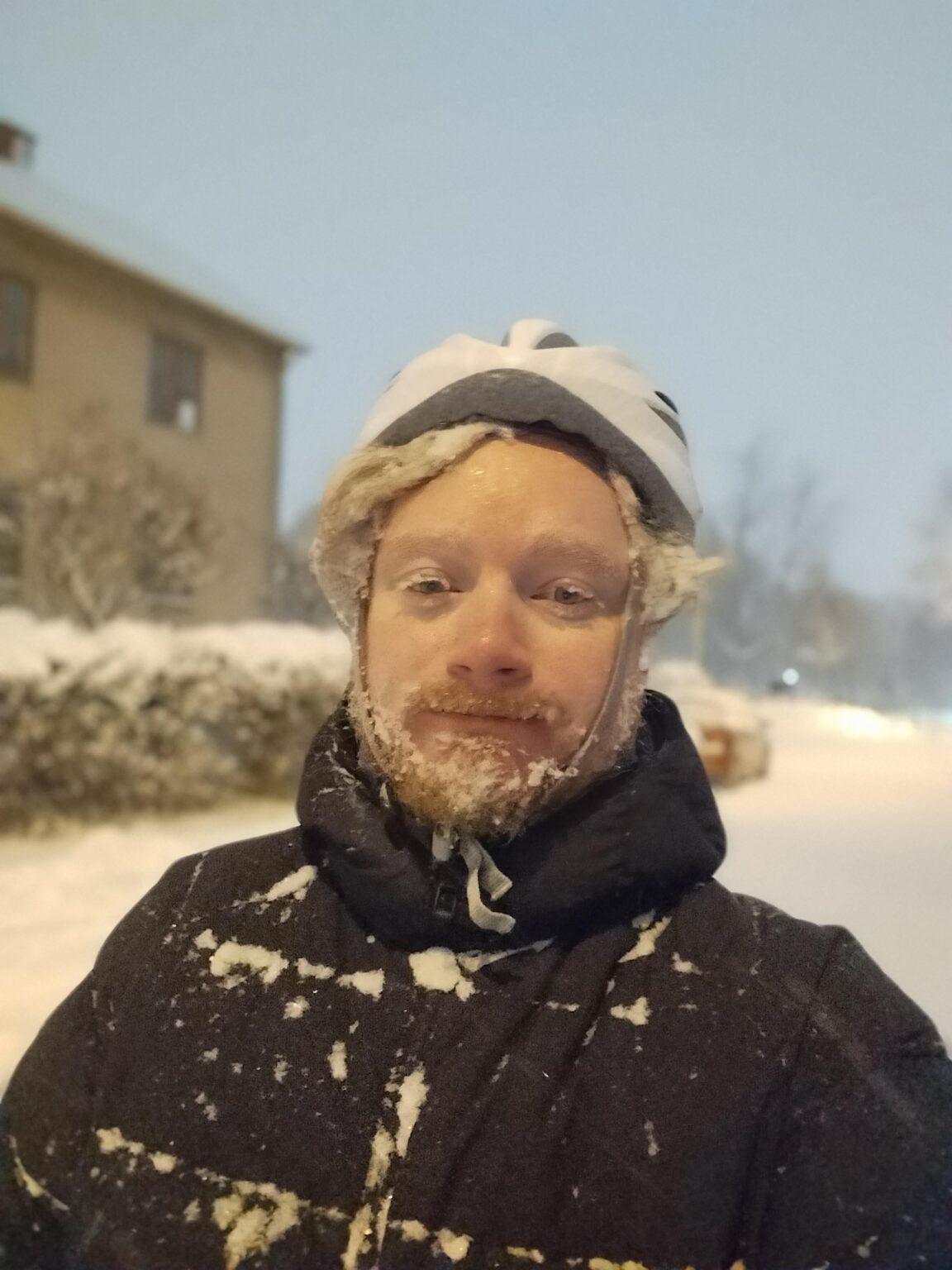 Als Schwede überschätzt man seine Fähigkeit, bei schlechtem Wetter Rad zu fahren