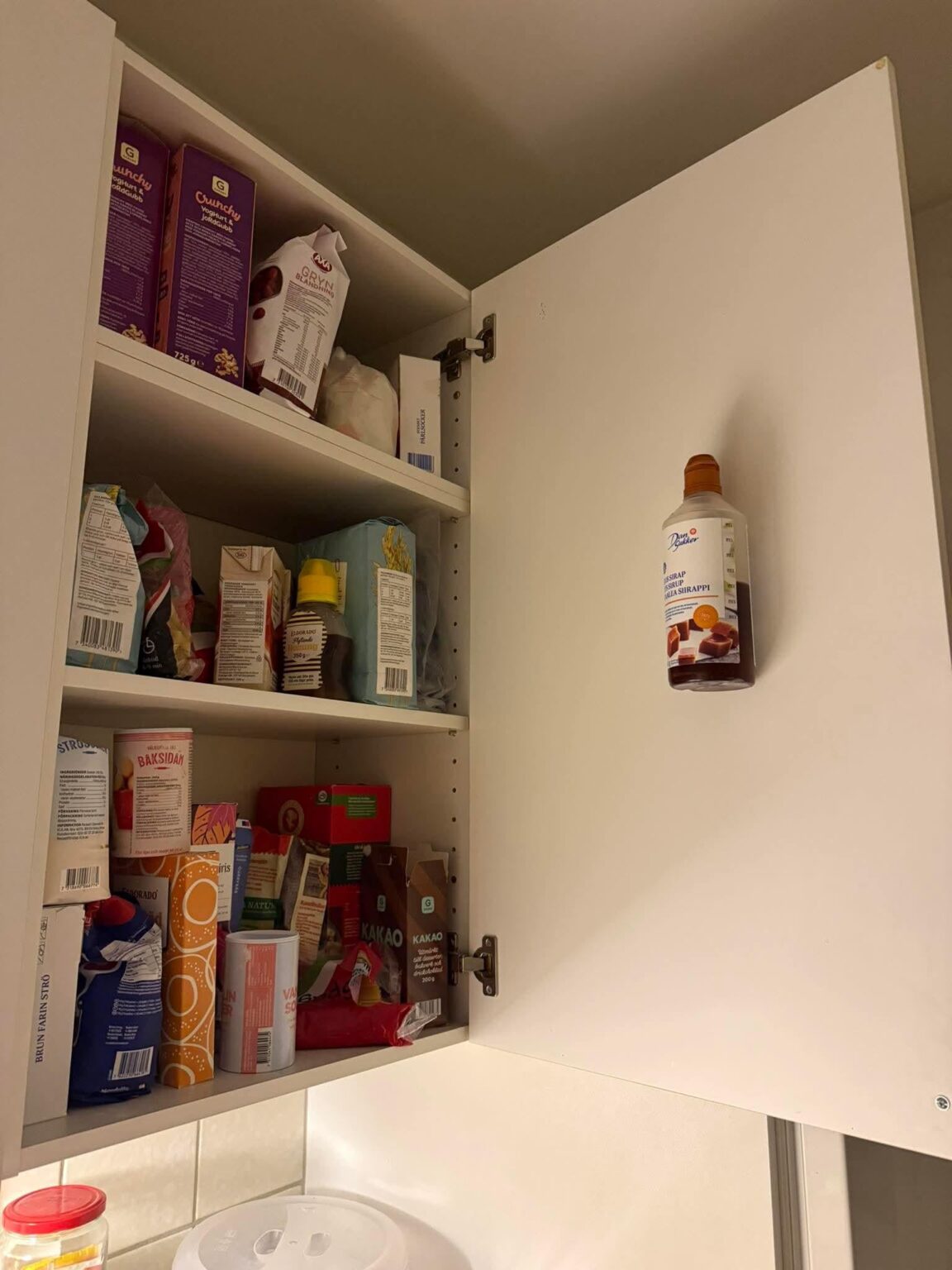 Der Sirup ist noch nicht aufgebraucht