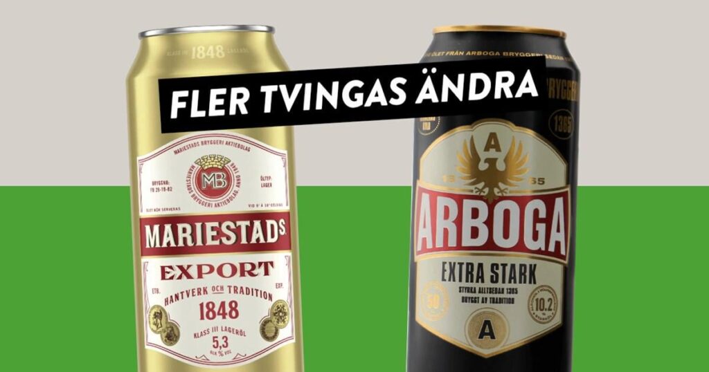 Stark verkauftes Bier führt den Verbraucher in die Irre – muss gekennzeichnet werden – Authentisch aus Schweden