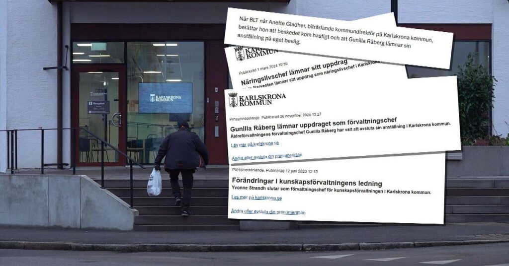 Die Gemeinde Karlskrona verschleiert Managerübernahmen für Millionen – vermittelt ein falsches Bild nach außen