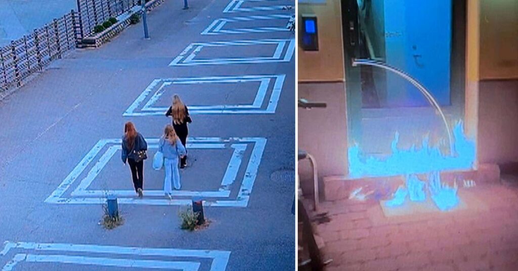 Beobachten Sie, wie die Teenager-Mädchen Brandstiftungen begehen – verbunden mit dem Foxtrott