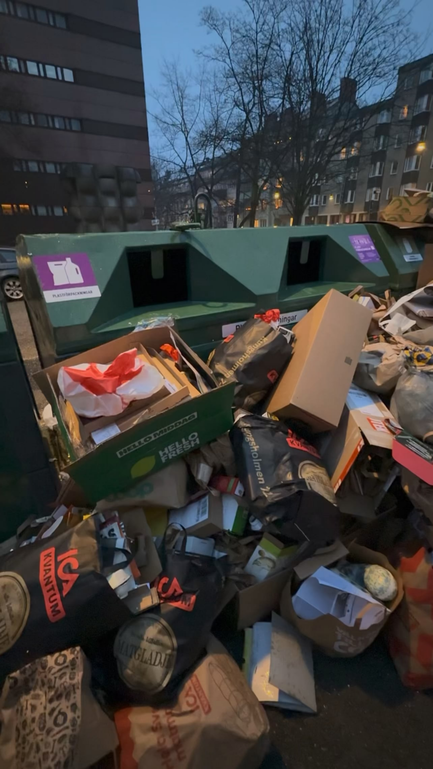 Stockholm (Kungsholmen) – am besten im Recycling 🇸🇪🧹✨