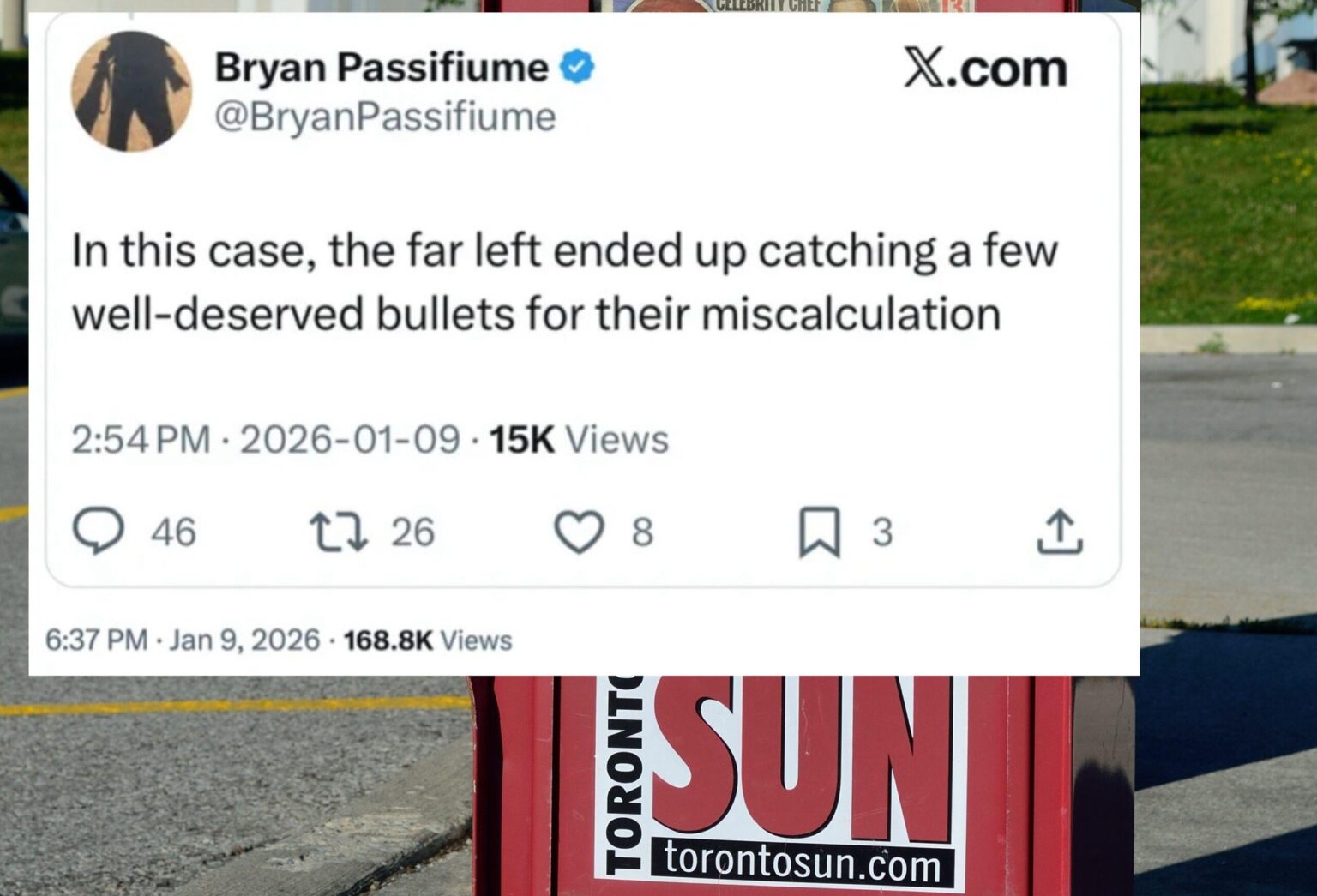 Toronto Sun reagiert auf den Journalisten, der den ICE-Mord feiert, indem er ihn zum CEO befördert