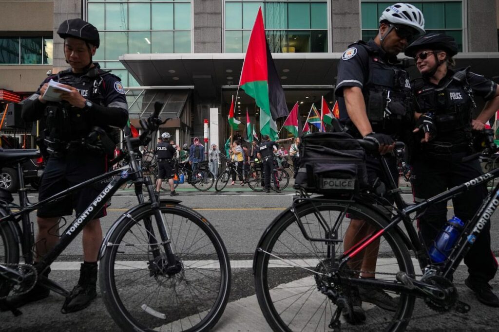 Laut Gewerkschaft bekommen die Beamten von Toronto keine klaren Anweisungen zur Überwachung pro-palästinensischer Proteste