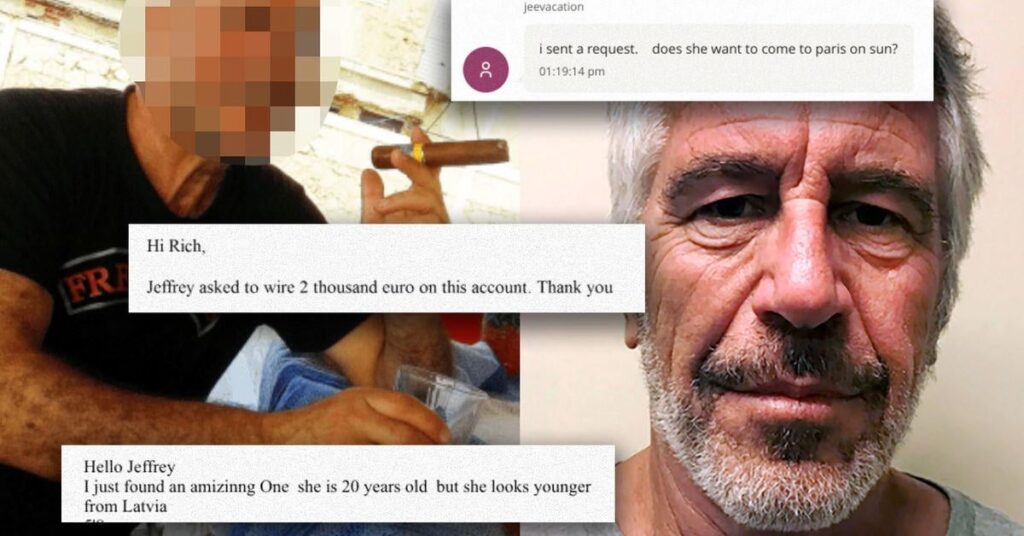 Unbekannter Schwede schickte Frauen nach Epstein