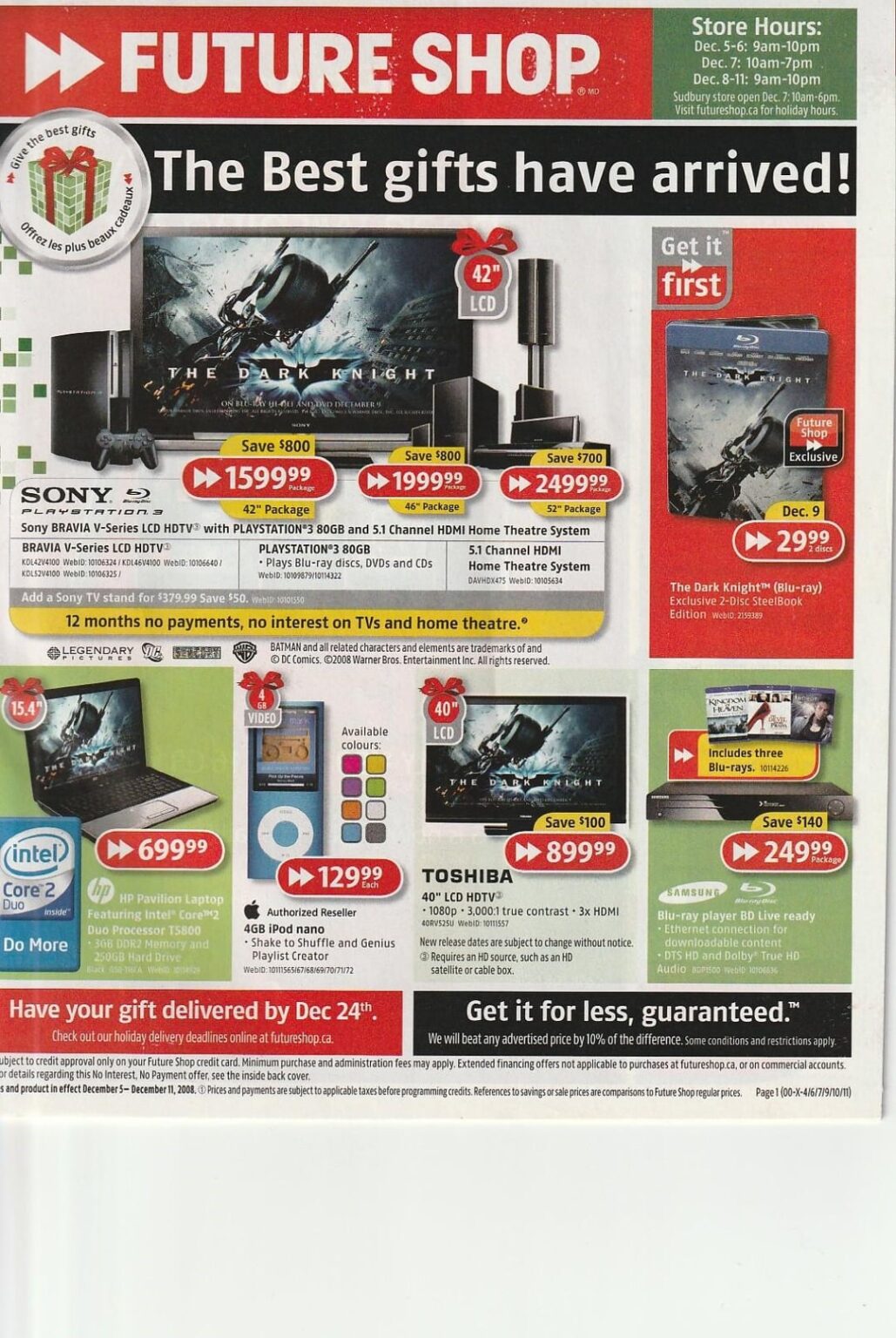 Wayback Playback – Ein Futureshop-Flyer vom Dezember 2008