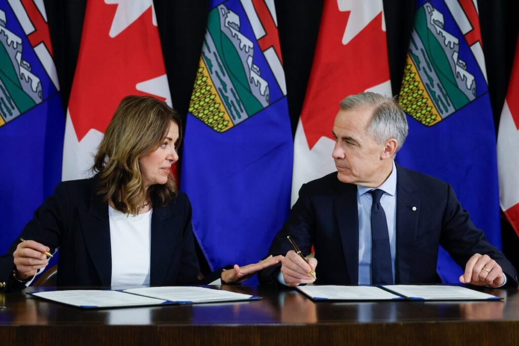 Danielle Smith fordert Mark Carney auf, die Genehmigung wichtiger Projekte zu beschleunigen
