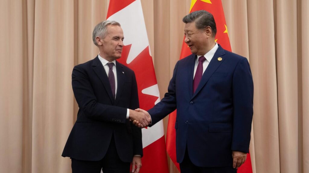 China drängt Kanada, sich beim Besuch von Premierminister Carney in Peking vom Einfluss der USA zu lösen