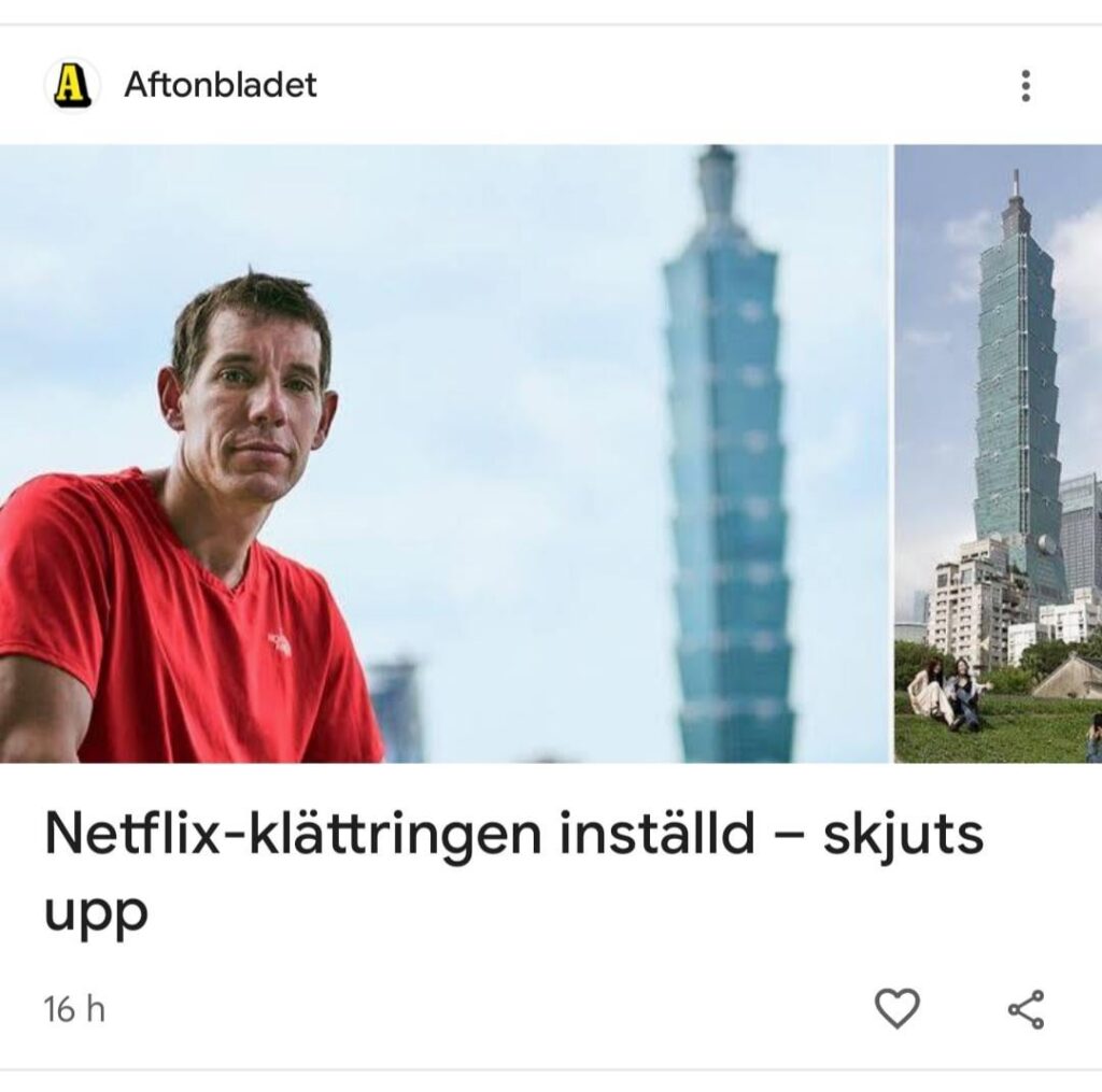 Warum klettern, wenn man fliegen kann?