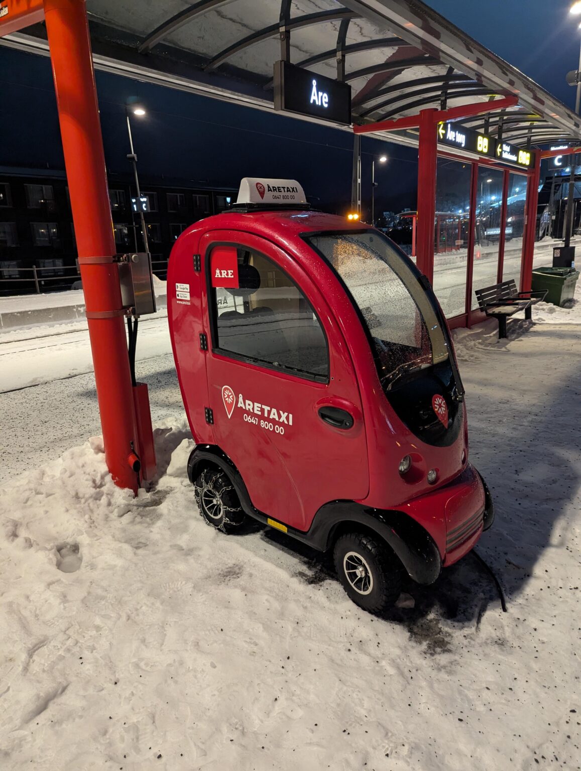 Åretaxi – Schwedens kleinstes Taxi?