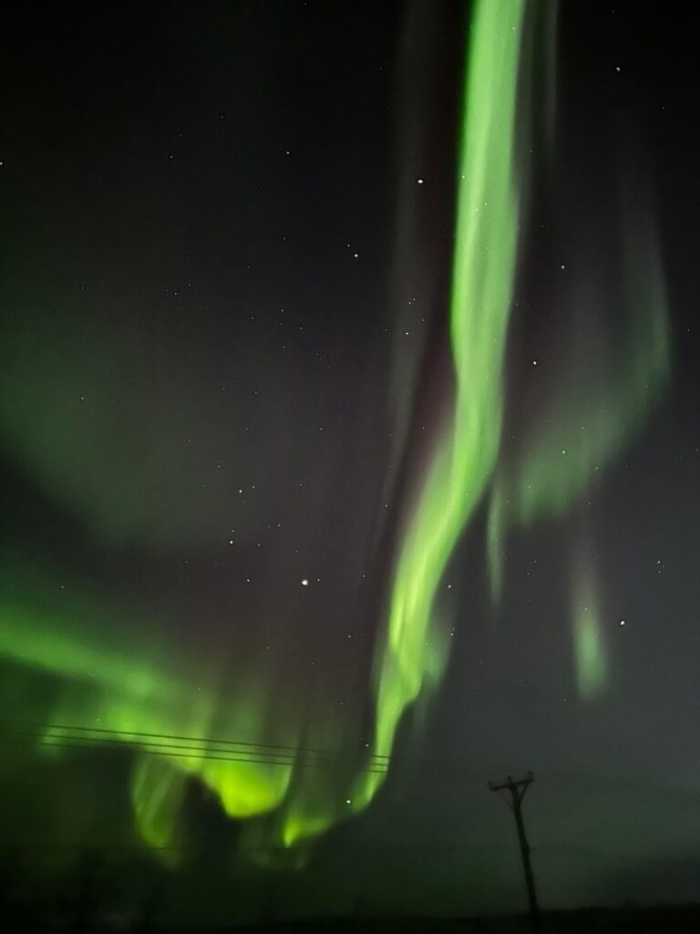 Aurora heute Abend in Kiruna.