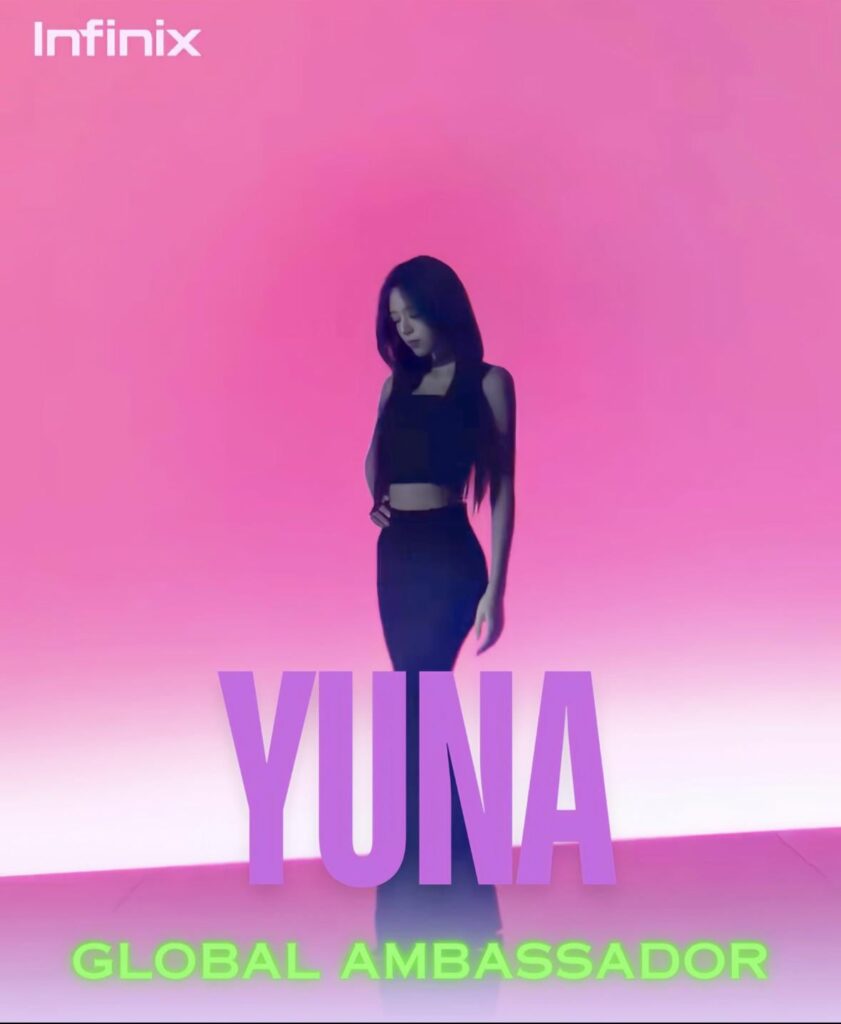 Yuna von ITZY wurde als erste globale Botschafterin für Infinix bekannt gegeben