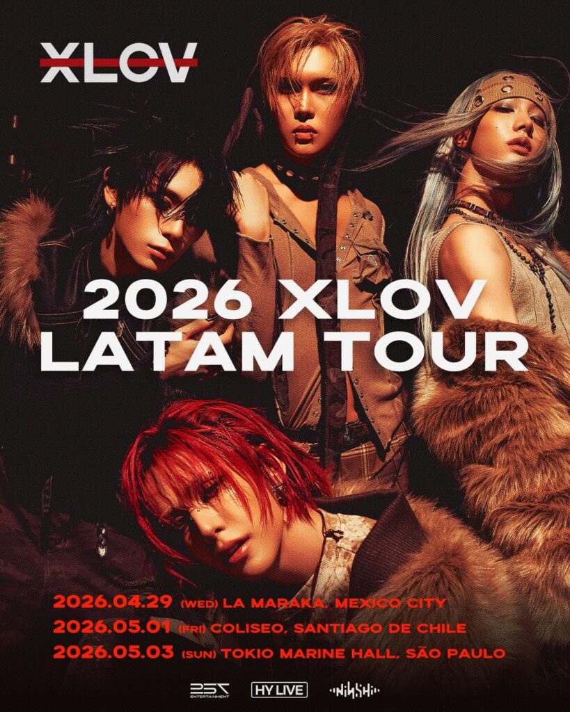 XLOV – 2026 LATAM Tour (Termine, Veranstaltungsorte + Städte)