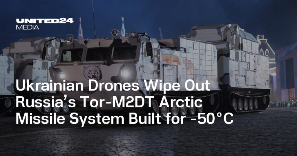 Ukrainische Drohnen zerstören Russlands Arktis-Raketensystem Tor-M2DT, das für -50 °C gebaut wurde