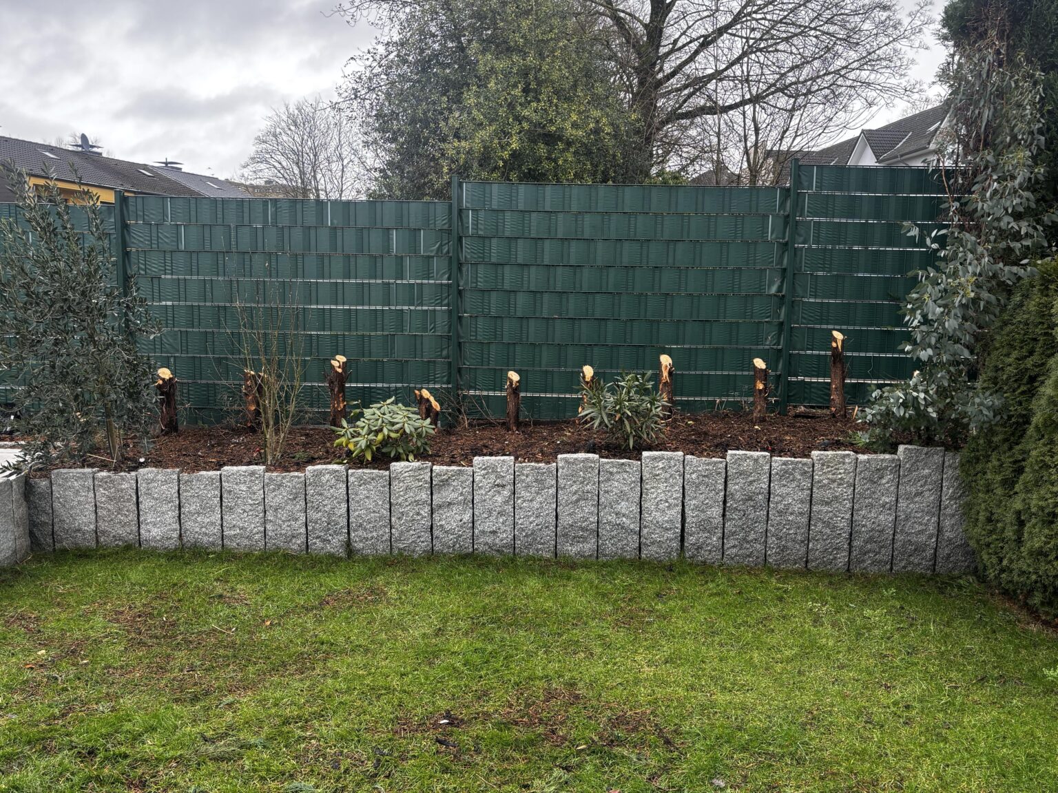 Beet anstatt Hecke Beet anstatt Hecke