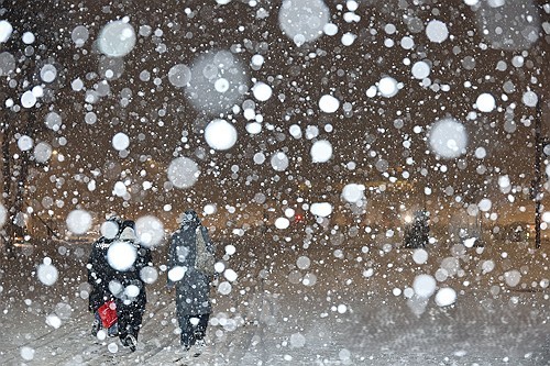 Starker Schneefall ab Sonntagnacht