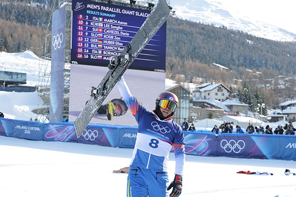 Kim Sang-kyum gewinnt Silber bei den Olympischen Spielen in Mailand in Cortina, die erste Medaille 2026 für Südkorea
