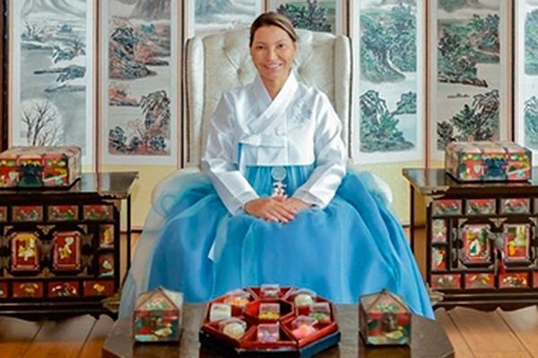 Brasiliens First Lady posiert im Hanbok auf einem Instagram-Foto