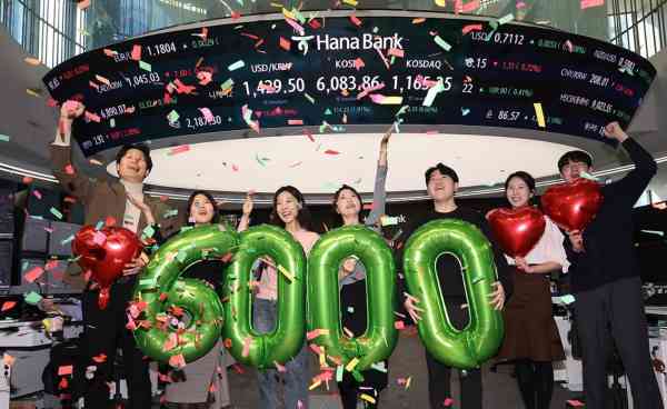 KOSPI schreibt neue Geschichte, nachdem es die 6000er-Marke überschritten hat