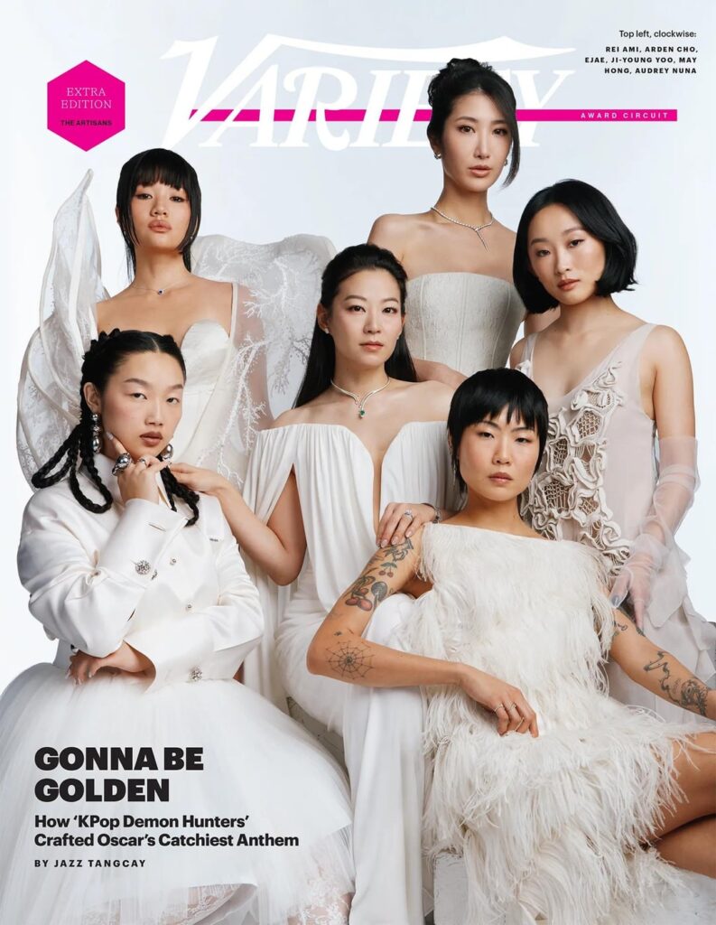 Arden Cho, May Hong, Ji-young Yoo, EJAE, AUDREY NUNA & REI AMI – Variety (Cover und Bild der Ausgabe Februar 2026)